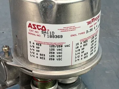 New | in-Stock ASCO SA11D Pressure Switches Ohio US | HGR 24 #1251146