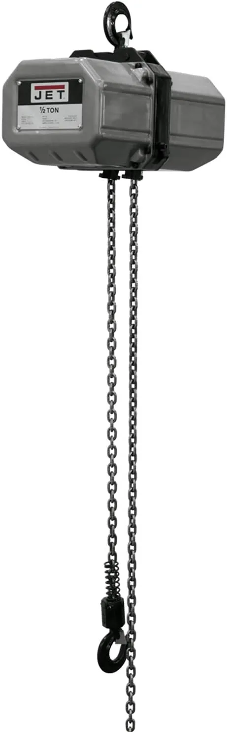 JET 1/2-Ton Electric Chain Hoists in Three Phase with Single Speed