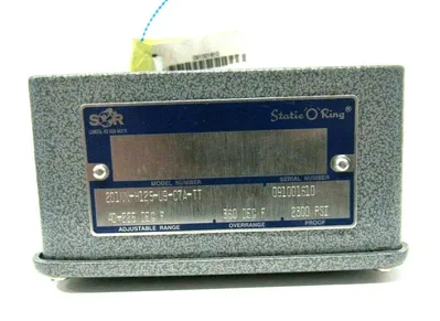 NEW STATIC"O"RING 201NN-H125-U9-C7A-TT TEMPERATURE SWITCH 201NNH125U9C7ATT