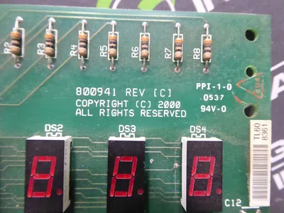 LUBRIQUIP 800941 Operator Interface Control Board Rev. C Used
