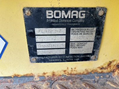 USED BOMAG BW 172 D-2
