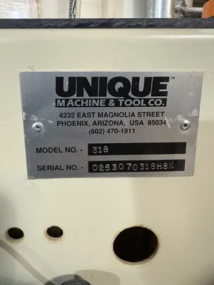 Unique 318 Stile Machine