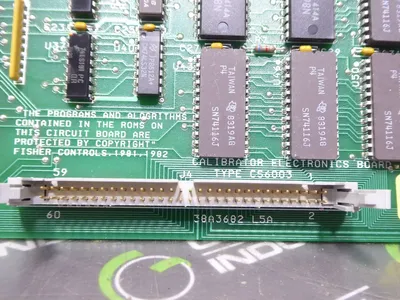 Fisher 38A3678X012 Provox Calibrator Electronics Board CS6003 Rev. B Used