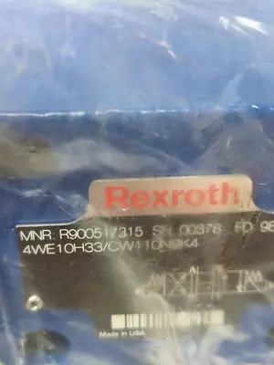 New | in-Stock REXROTH 4WE1OH33/CW110N9K4 Solenoid Valves | Surplus Asset Holdings #1204251