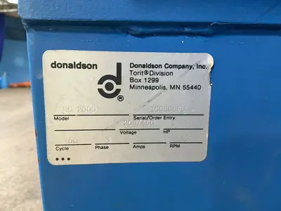Used DONALDSON TORIT MC 2000 Mist Collectors Ohio US | HGR 24 #1300795