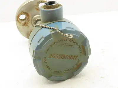 Rosemount 68 Temperature Sensor 1" Flanged Probe CF5-TE/TW-3313 Explosion Proof