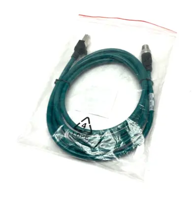 New | in-Stock Cognex In-Sight Ethernet Cable RJ45 to M12 X-Coded Connector Accessories Michigan US | Maverick Industrial Sales #1397788