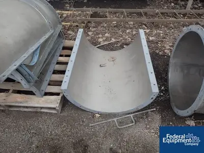 USED Asdor Limited 27"x 36' Asdor Vertical Screw Conveyor, S/S