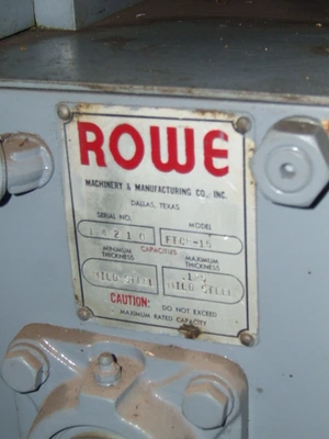 USED ROWE FTCB-15