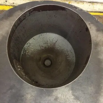 USED METAL FABRICATOR HOPPER695