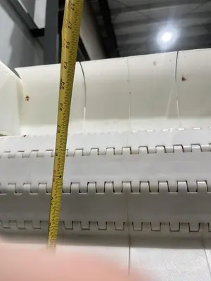 Cleated Modular Belt Incline Conveyor