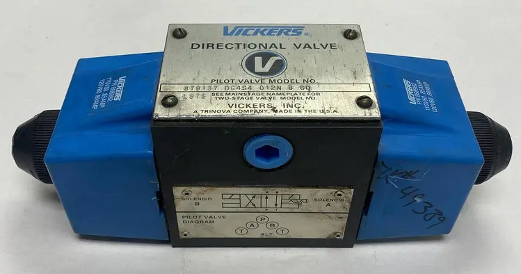 Used VICKERS DG4S4-012N-B-60 Pump & Valve Parts | Surplus Asset Holdings #1216717