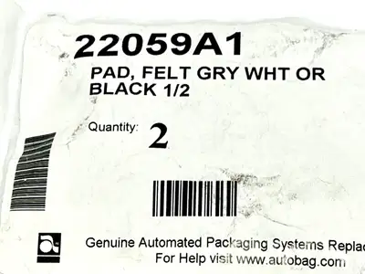 New | in-Stock AUTOMATED PACKAGING SYSTEMS FELT PAD Bag Machine Parts Michigan US | Maverick Industrial Sales #1122849