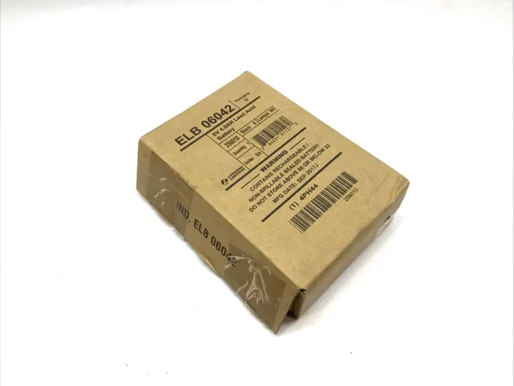 New | in-Stock Lithonia Lighting Rechargeable Lead Acid Battery 6V 4.0AH Batteries Michigan US | Maverick Industrial Sales #1401252