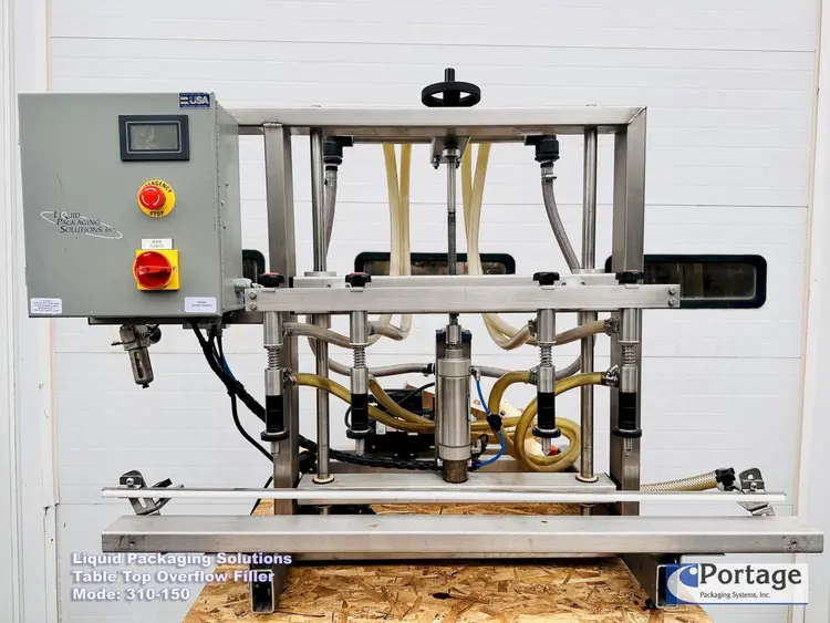 Used 2010 LIQUID PACKAGING 310-150 TT OVERFLOW FILLER Overflow Pressure Gravity Liquid Fillers Ohio US | Portage Packaging Systems, Inc. #394175