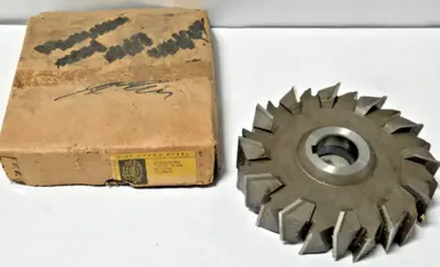 6"x1-1/2" HIGH SPEED STEEL Staggered Tooth Side Milling Cutter Poland HSS