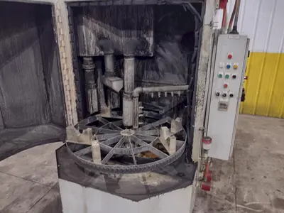40" X 40" BETTER ENGINEERING MODEL #F4000-LXP ROTARY TABLE PARTS WASHER: YOBRO #24041