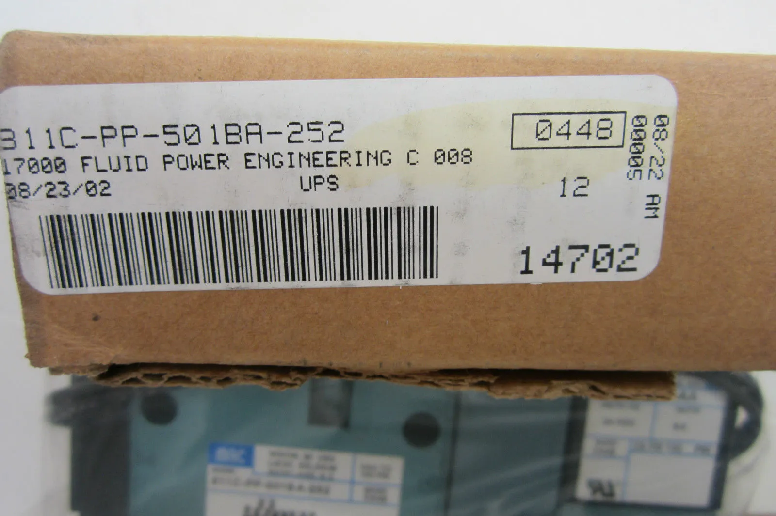 NEW MAC VALVES 811C-PP-501BA-252 VALVE 811CPP501BA252