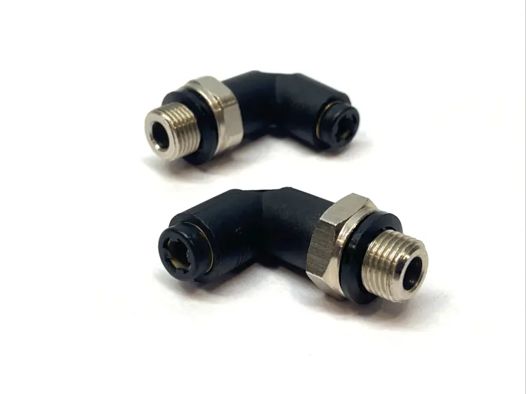 New | in-Stock Legris Parker Push-Fit 90 Degree Elbow Fitting 1/8" NPT LOT OF 2 Parts (Hydraulics and Pneumatics) Michigan US | Maverick Industrial Sales #1391280