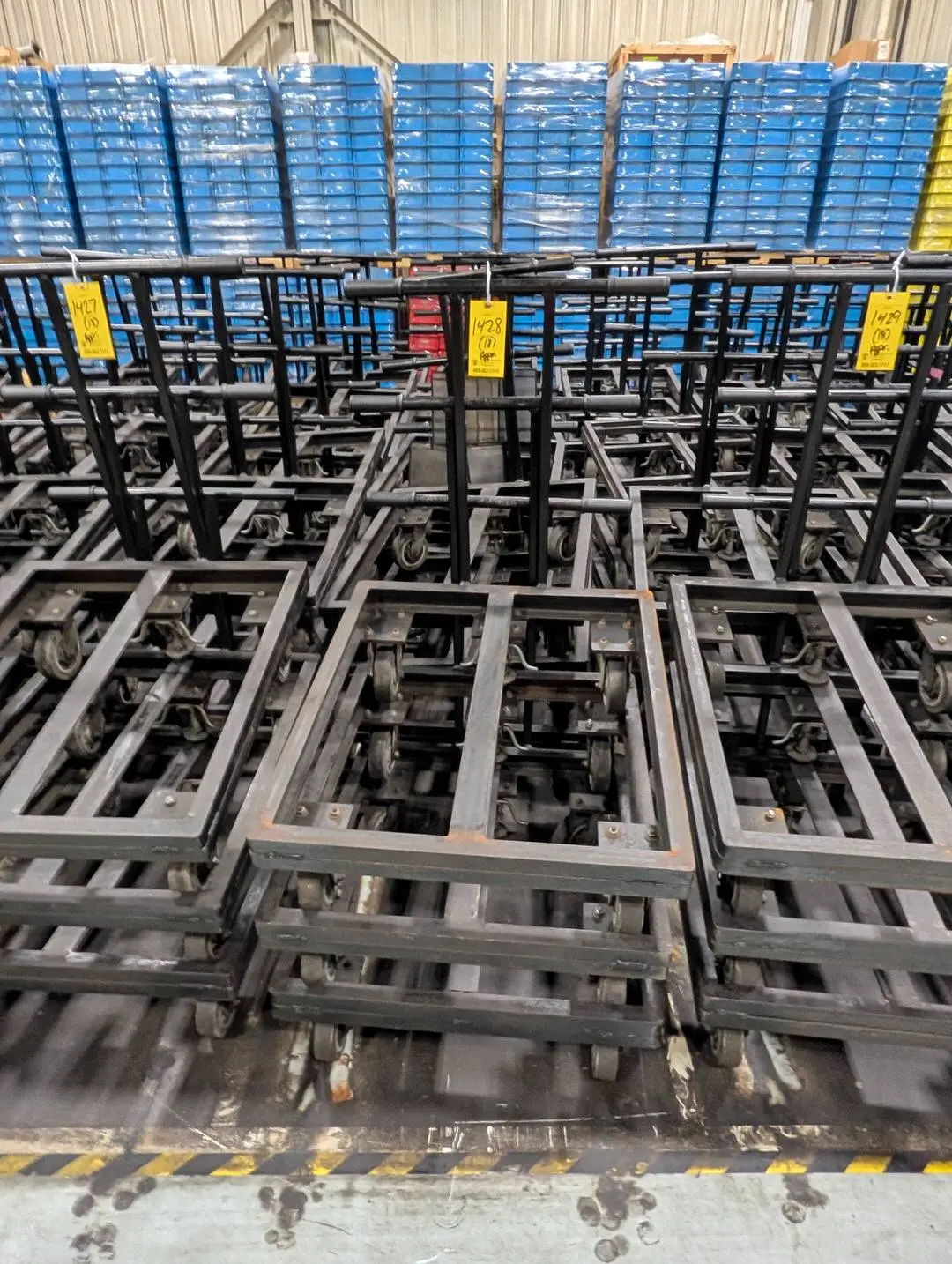 (18) Rolling Material Carts