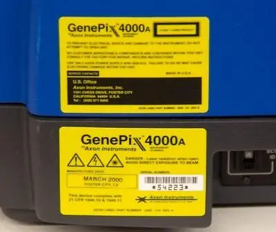 Axon Instruments GenePix 4000A Microarray Scanners | ANACAPA EQUIPMENT BROKERS, INC (5)