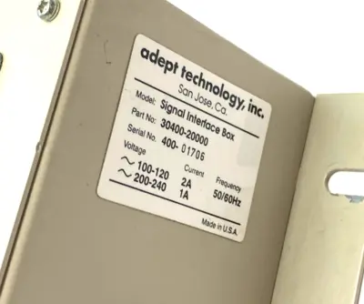 Used Adept Signal Interface Box Electrical Boxes Michigan US | Maverick Industrial Sales #1460776