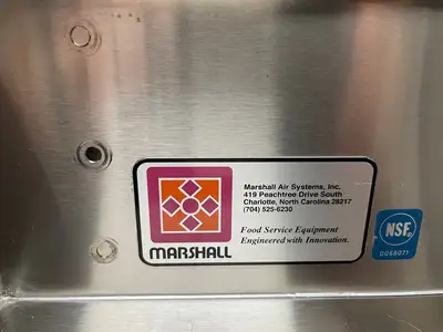 Used Marshall Used Marshall 175401 36" ThermoGlo Heated Warming Holding Stainless Steel Wall Mounted Shelf 120V Heated Cabinets & Displays Illinois US | Falcon Restaurant Supply #1376433