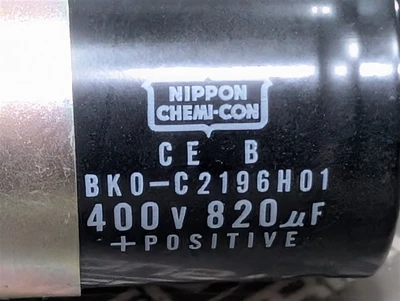 Nippon Chemi-Con BK0-C2196H01 Capacitor 40V 820μF Used
