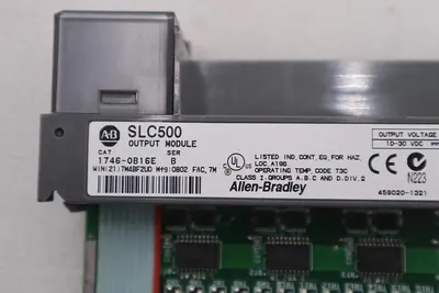 Allen-Bradley SLC500 1746-0B16E Output Module SER B Output Voltage 10-30 #K-984A