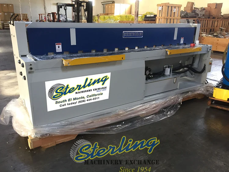 New | in-Stock BIRMINGHAM H-12010 Power Squaring Shears (Gauge) California US | Sterling Machinery Exchange #1467188