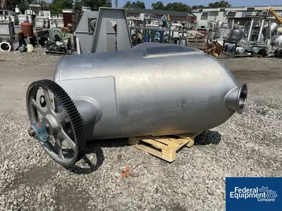 USED Patterson-Kelley Cu Ft Cu Ft P-K Twin Shell Blender, 5 HP