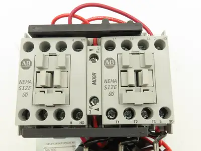 Allen Bradley 505-TOD Size 00 Reversing Starter Contactor 32A 600V 3PH 120V Coil