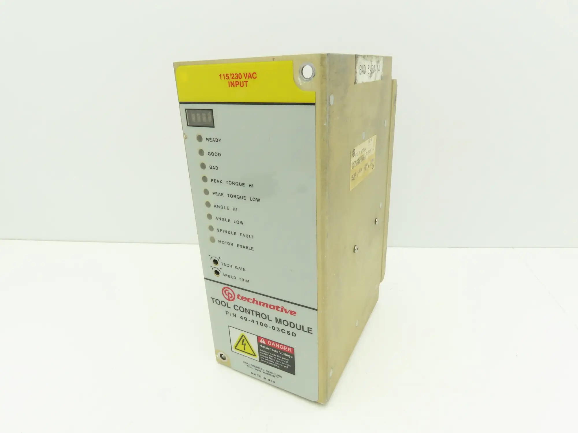 Tech-Motive 49-4100-03C5D Tool Control Module  *Parts or Repair*