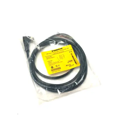 NEW TURCK EUROFAST SINGLE ENDED CORDSET ANGLE M12 8-PIN