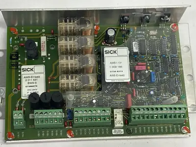 USED SICK LIGHT CURTAIN RELAY MODULE 1009185