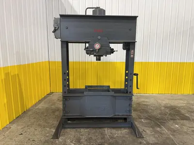 150 TON DAKE MODEL #5-150 HYDRAULIC H-FRAME PRESS: YOBRO #24148