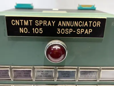 USED ROCHESTER INSTRUMENT SYSTEMS CNTMT SPRAY ANNUNCIATOR