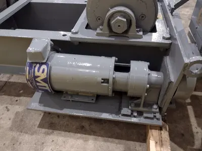 20 TON ARONSON MODEL #WWR-20 POWERED TANK TURNING ROLL SET WITH DRIVE & IDLER: STOCK #22313