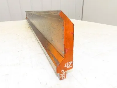 Press Brake Gooseneck Punch Die 42-3/8" Long 90° V 1/4" Finger 3-3/4" H