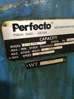 Used PERFECTO 38-18-5 Uncoilers Michigan US | RAB Industries, Inc. #183946