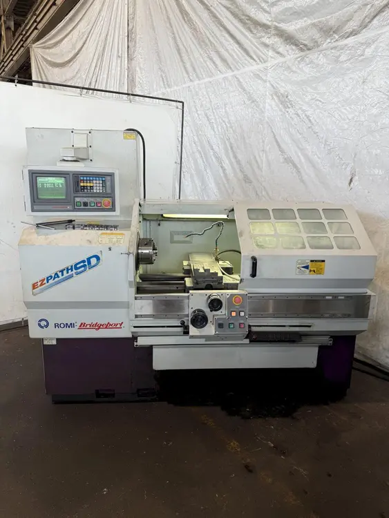 Used 1999 BRIDGEPORT ROMI EZ PATH SD CNC Lathes Ohio US | G-2000, Inc. #1063415