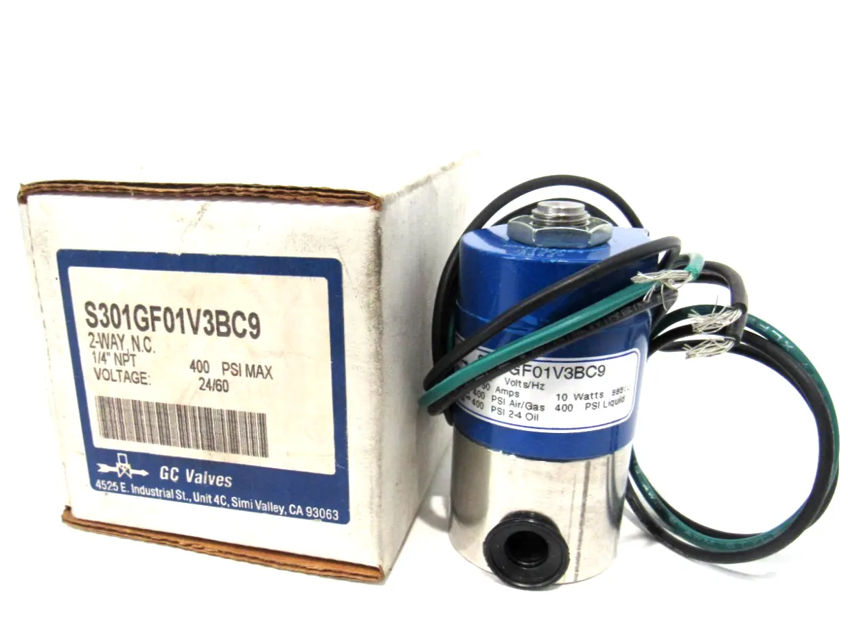 NEW GC VALVES S301GF01V3BC9 SOLENOID VALVE