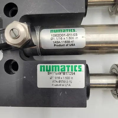 Used NUMATICS NUMATICS SH10601LB17CS4 & CYLINDER 1062D01-01I-03 Cylinders | ND Industrial Surplus #1221282