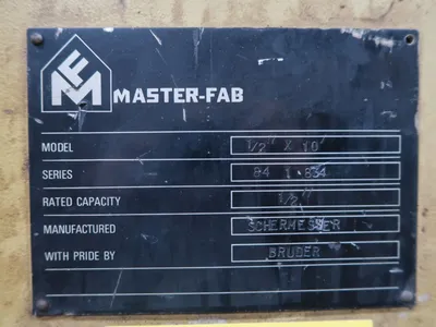 MASTER-FAB 84-1-834 Power Squaring Shears | Mohawk Machinery (10)