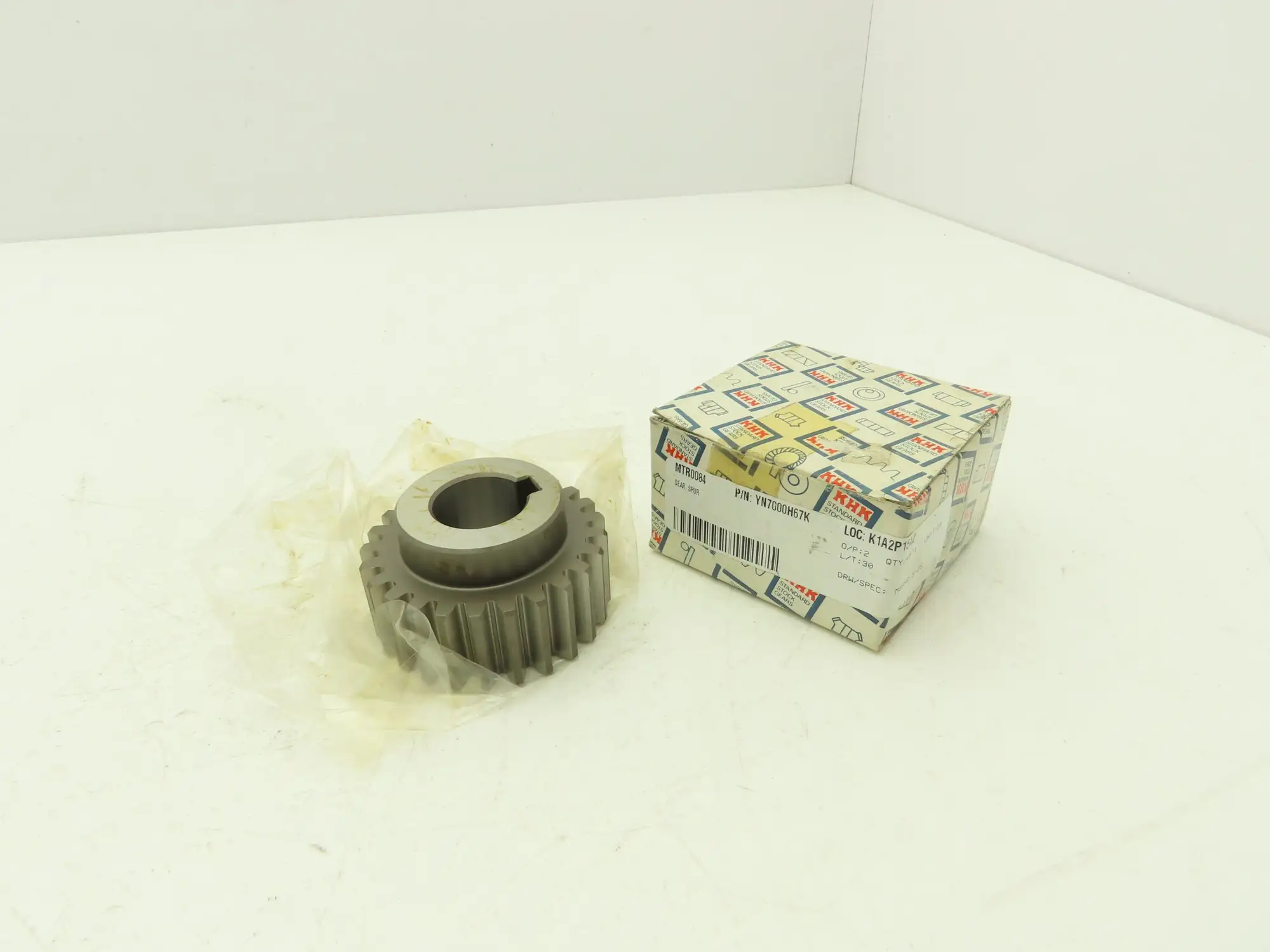 KHK MSGB2.5-25 Ground Spur Gear 25 Tooth 25mm Bore x 67mm OD Gear 25mm Width