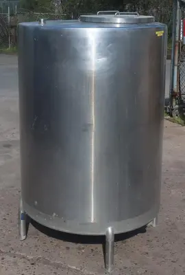 SPC9217  Tank 240 gallon vertical tank, Stainless Steel, slope