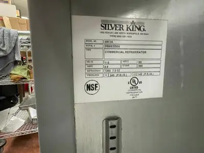 Used Silver King Used Silver King 27" Ice Cream Topping Refrigerated Fountainette Stainless 115v Ice Cream Equipment Illinois US | Falcon Restaurant Supply #1375850