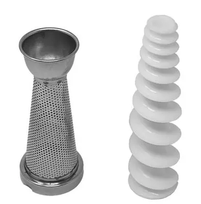 Light-Duty Electric Tomato Squeezer with Plastic Cover and 0.33 HP Motor
