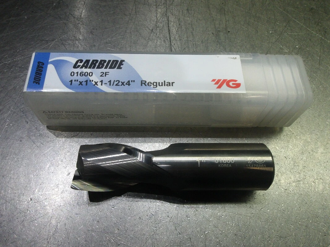 YG-1 1" 2 Flute Carbide SQ Endmill 1" Shank 01600 (LOC3593)