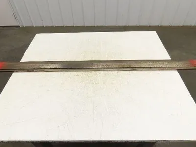Press Brake Punch Die 63" Long 17° Acute V 1/2" Tang 3-11/16" H 31/32" W